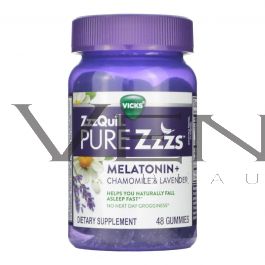 Vicks Zzzquil Pure Zzzs Melatonin+Chamomile & Lavender 48s