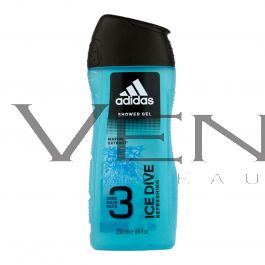 Adidas Hair Body Shower Gel 250ml Ice Dive