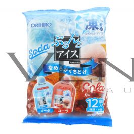 Orihiro Konjac Jelly Pouch Soda & Cola Flavour 240g