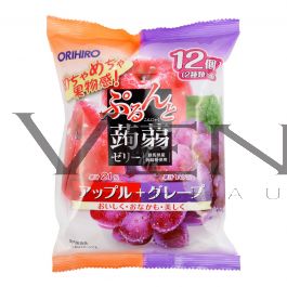 Orihiro Konjac Jelly Pouch Apple & Grape Flavour 240g
