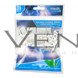 County Dental Floss Waxed Mint Flavour 75s Pack