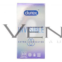Durex Invisible 10s Extra Lubricated
