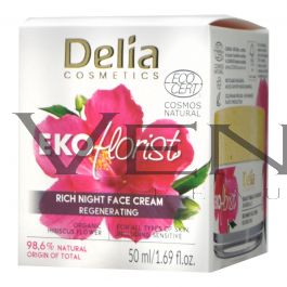 Delia Ekoflorist Rich Night Face Cream Regenerating 50ml