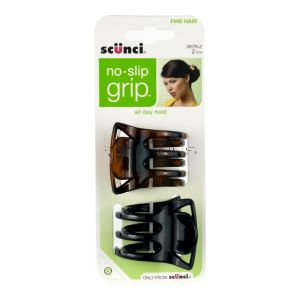 Scunci 2Pcs Crown 3Prong Jaw Clip For Hair