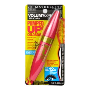 Maybelline Pumped Up Colossal Waterproof Mascara 216 Classic Black 9.5ml