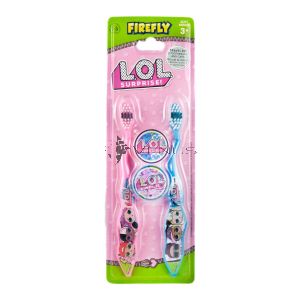 Firefly Toothbrush with Cap LOL Surprise Travel Kit