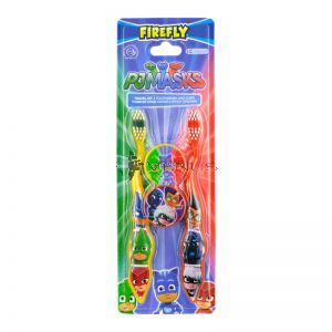 Firefly Toothbrush W/Cap PJMasks Travel Kit 2s