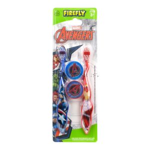 Firefly Toothbrush With Cap Marvel Avengers Travel Kit