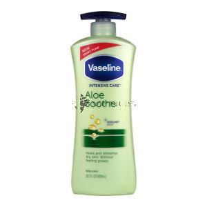 Vaseline Lotion 600ml Total Moisture Aloe Fresh Green