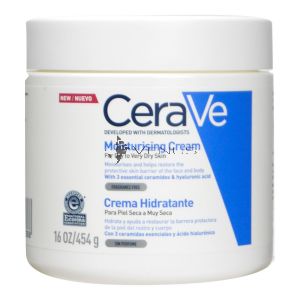 Cerave Moisturising Cream 454g Face & Body Fragrance Free