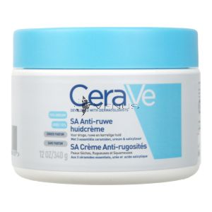 Cerave SA Smoothing Cream 340g Face & Body For Dry, Rough, Bumpy Skin