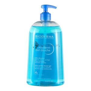 Bioderma Atoderm Ultra-Gentle Shower Gel 1 Litre For Normal, Dry Sensitive Skin