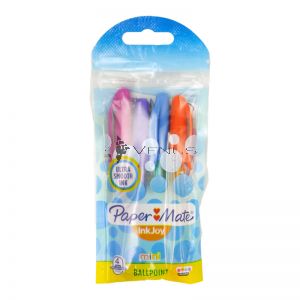 Papermate Inkjoy Mini Ballpoint Pens 4pcs Pack