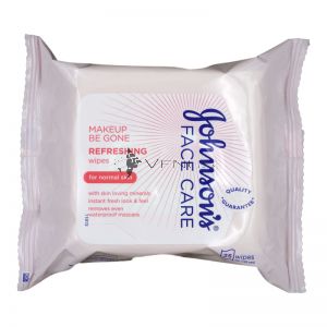 Johnson's Refreshing Facial Wipes For Normal Skin 25s 