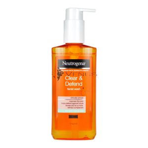 Neutrogena Clear & Defend Facial Wash 200ml For Spot-Prone Skin