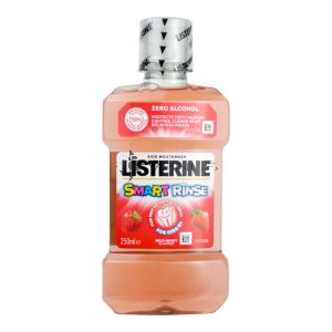 Listerine Kids Mouthwash 250ml Smart Rinse Mild Berry For 6 Years Old+