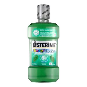 Listerine Kids Mouthwash 500ml Smart Rinse Mild Mint For 6 Years Olds