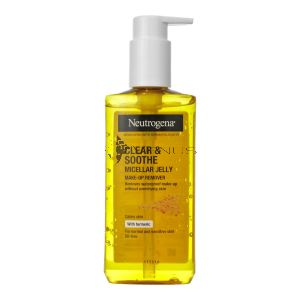 Neutrogena Clear & Soothe Micellar Jelly Make Up Remover 200ml For Normal & Sensitive Skin Oil-Free