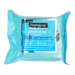 Neutrogena Hydro Boost Cleanser Facial Wipes 25s