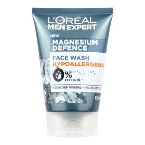 L'Oreal Men Face Wash Magnesium Defence 100ml Hypoallergenic