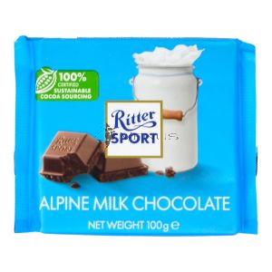 Ritter Sport Alpine Milk Chocolate 100g
