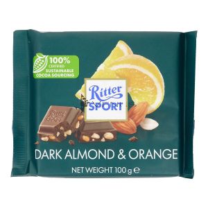 Ritter Sport Dark Almond & Orange 100g
