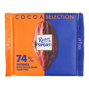 Ritter Sport Cocoa Selection 74% Intense 100g