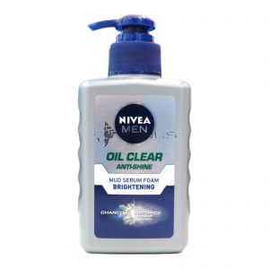 Nivea Men Oil Clear Mud Serum Foam 150ml Brightening