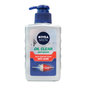 Nivea Men Oil Clear Mud Serum Foam 150ml Anti-Acne