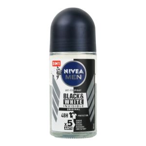 Nivea Deodorant Roll On 50ml Men Invisible for Black & White