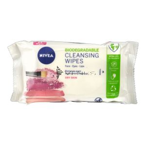 Nivea Biodegradable Cleansing Wipes 25s For Dry Skin
