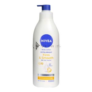Nivea Body Lotion Extra Bright Firm & Smooth Q10 350ml Bright
