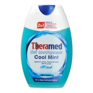 Theramed 2in1 Gel Toothpaste + Mouthwash 75ml Cool Mint