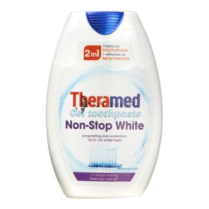 Theramed 2in1 Toothpaste + Mouth Wash 75ML Non-Stop White 