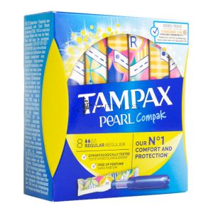 Tampax Pearl Compak Regular (8 Tampons)