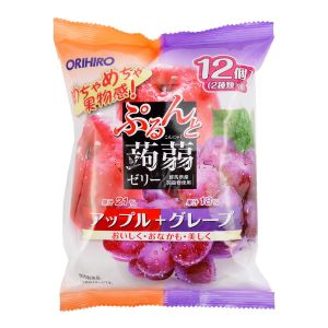 Orihiro Konjac Jelly Pouch Apple & Grape Flavour 240g