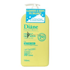 Moist Diane Bodywash 750ml For Active Deo Yellow