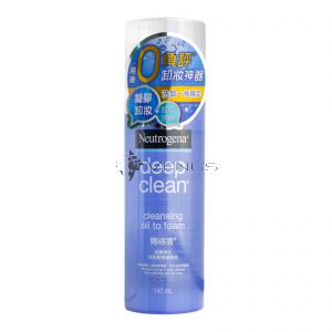 Neutrogena Deep Cleansing Oil To Foam 142ml