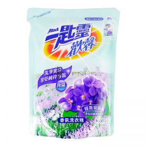 Kao Attack Perfume Violet Deo Liquid Detergent Refill 1.5kg