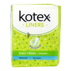 Kotex Fresh Liners Regular Unscented 40S