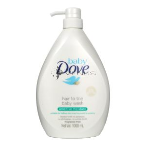 Dove Baby Hair To Toe Wash 1000ml Sensitive Moisture