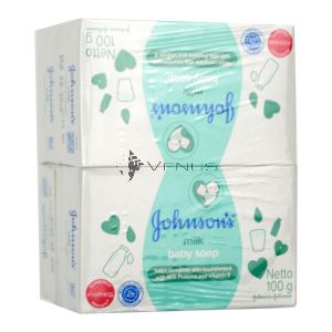 Johnson's Baby Soap (100gx4) Milk White