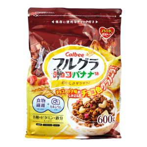 Calbee Crunchy Chocolate & Banana Fruit Granola Cereal 600g