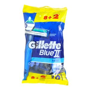 Gillette Blue ll Plus Razor Easygrip 8s+2s