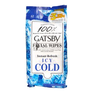 Gatsby Facial Wipes 42s Icy Cold