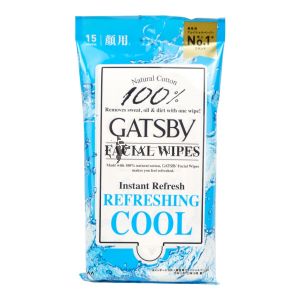 Gatsby Facial Wipes 15s Refreshing Cool