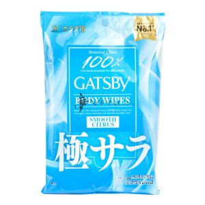 Gatsby Body Wipes 10s Smooth Citrus