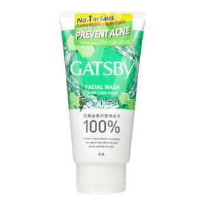 Gatsby Facial Wash 130g Acne Care Foam