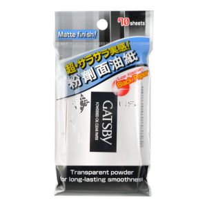 Gatsby Oil Clear Paper 70s Powdered