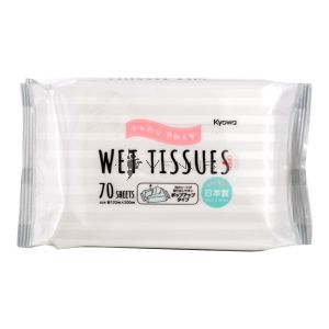 100Yen Kyowa Wet Tissues Border 70s